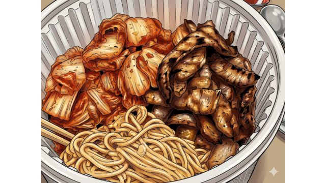  김치항정 파스타