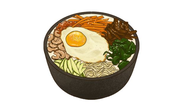 봄동비빔밥
